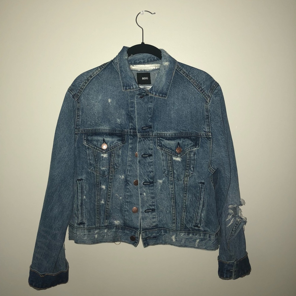 Urban Outfitters BDG ripped denim jacket